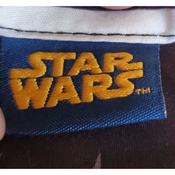 Vtg Official Star Wars Bed Sheet Full Original Character Luke, Chewy, C3PO, R2D2 - Picture 8 of 8